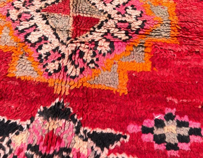 5x9ft - Moroccan Berber Handwoven wool carpet - Image 9